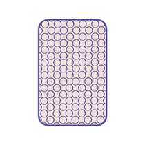 Ironing mat household foldable small portable thickened anti-scalding waterproof and high temperature resistant iron insulation cloth instead of ironing board