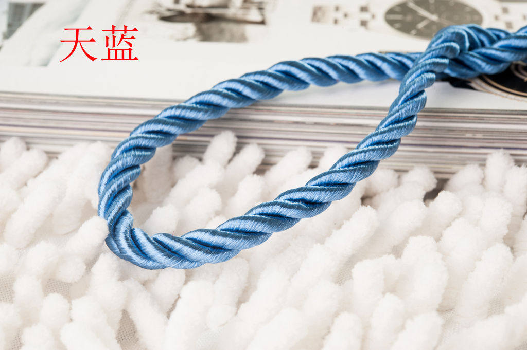 尼龙三股绳包装纸盒纸袋手提袋绳子扭绳礼品盒拎绳带子纸箱手提绳