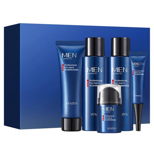Fanzhen Men's Skin Care Set Cream Cleanser Facial Control Oil Control Hydrating Moisturizing Maintenance Facial Care