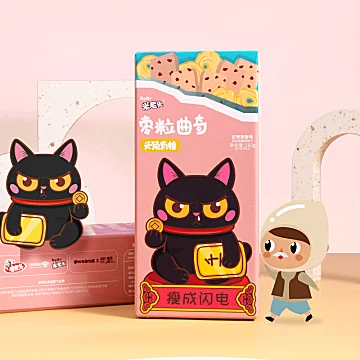 米老头泡面猫联名款枣粒曲奇饼干160g[10元优惠券]-寻折猪