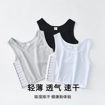 Corset summer les underwear Summer large size womens chest vest zipper chest small short section chest cos handsome t