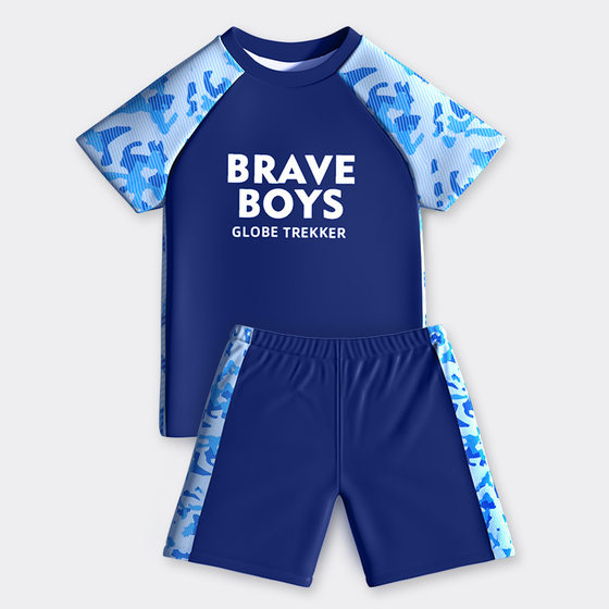 Children's swimsuits in summer new style for boys short-sleeved split quick-drying medium-sized children and children baby cartoon swimming trunks swimsuit
Children's swimsuits in summer new style for boys short-sleeved split quick-drying medium-sized children and children baby cartoon swimming trunks swimsuit