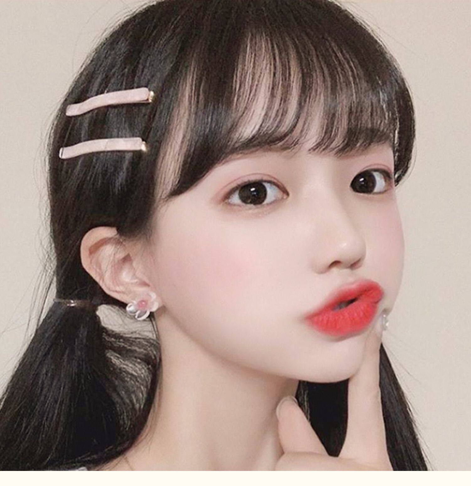 空气刘海假发女网红漫画假刘海发片无痕隐形自然仿真发际线假发贴