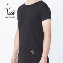 Chen Ting Dance T-Shirt Street Dance Modern Dance Guys Tight Round Collar Short Sleeve Blouses Modale Fabric Special Cabinet