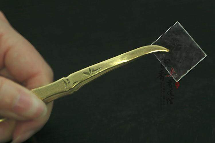 银叶夹碳夹香材夹香道入门工具用品香夹镊子碳熏空熏电子香炉配件