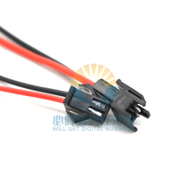 SM Terminal Wire Air-to-plug 2P Electronic led Power Cord Male to Female Set with Pure Copper Core 22AWG