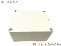 Direct sales Electronic shell power box Outdoor waterproof junction box plastic housing meter shell F3 115x90x55