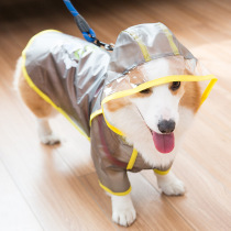 Corji raincoat for belly protection puppies dog waterproof Spring and Autumn Spring Summer puppies small dog umbrella
