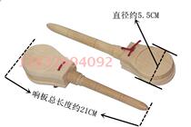 Original wood colour wooden horse hooded plate Rhythm Plate Orf Teaching Aids Children Percussion Instruments Toy Teaching Aids