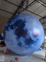 Customized luminous moon advertising campaign mall decoration Moon rabbit Air model Mid-Autumn Festival rabbit moon cake Air model props