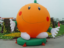 3 meters 5 meters inflatable orange shape cartoon Air model advertising inflatable fruit cartoon mascot inflatable cartoon