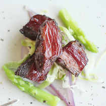 Ancient Harbor Food) Black Pepper American Beef Jerky Instant Roast Beef Beef Nuggets Independently Packaged Casual Snack 100g