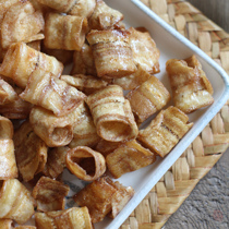 Ancient Harbor Food Record) banana roll banana tom yin gong banana crisp slice net red snack snack 120g *1