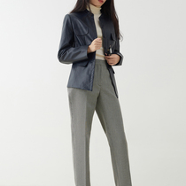 Classic style Awang original pen quite wool blend autumn vintage chigdzag Joker straight trousers