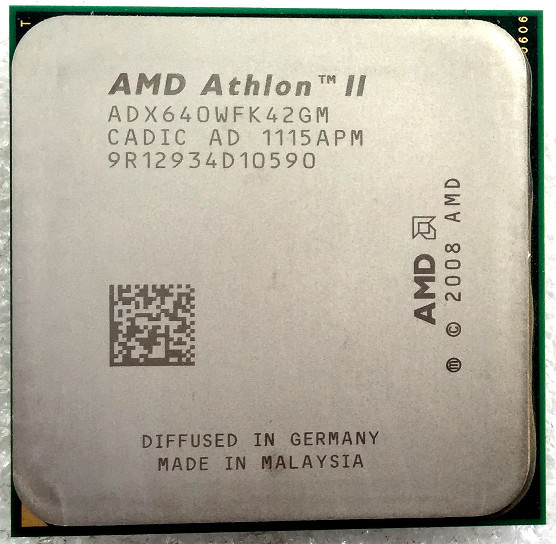 amd athlon ii x4 640 635 630 620等 938针4核 am3台式机 cpu