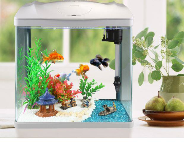 鱼缸造景工艺品水族箱布景鱼船陶瓷摆件假山鱼缸装饰品小型景观
