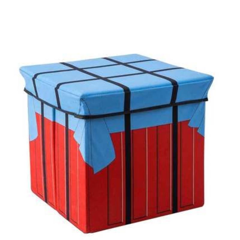 绝地求生空投盒吃鸡收纳凳零食杂物整理储物箱子可坐成人送礼包装