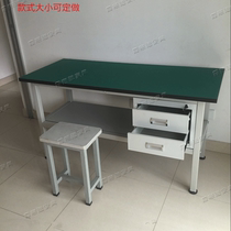 Antistatic bench with double drawer working table electronic factory bench test bench mobile phone repair table operating table