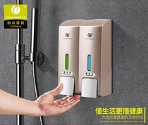 Creative point Hotel bathroom wall-mounted single head double soap dispenser hand sanitizer bottle shampoo Bath Box