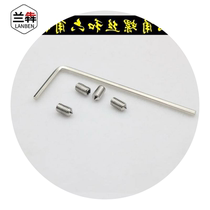 Lan Ben roller belt buckle Stainless steel screw slider wheel 3 5 vintage ball belt head repair accessories