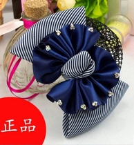 Professional head flower hair net pocket Korean version plum diamond Nurse hairpin Stewardess hair ornament Hotel headdress Bank mobile card issuance