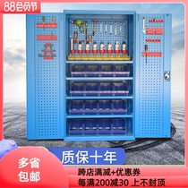 Heavy dual door tool cabinet iron cabinet drawer drawer parts cabinet workshop repair accessories storage cabinet
