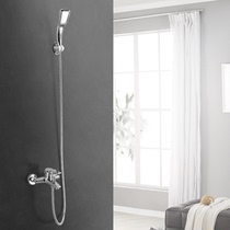 Gobiges simple shower bathroom switch hot and cold bathtub faucet triple Bath Bath mixing valve