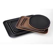 CURTA square non-slip tray coffee black hotel chain restaurant coffee bar tray tea tray NSF certification