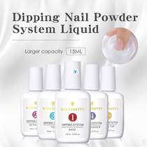 Nail dipping the power of the solution infiltrating foundation ruber