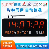 LED electronic clock Time synchronization display Network automatic clock system NTP CDMA Beidou GPS hospital