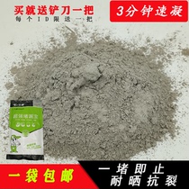 Plugging Aqua regia does not leak Quick-drying quick-drying cement leakage king mud leak-proof leakage king roof crack waterproof material