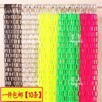 Clothing store hanging clothes chain Bold iron chain Metal display rack hanger ring hanging clothing hook color plastic chain