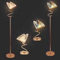 Nordic extremely minimalist led light creative personality Modern minimalist standing floor lamp Living room Bedroom Childrens room butterfly light