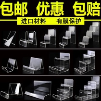 Acrylic Crystal Multilayer Wallet Show Shelf Wallet Rack Leather package Type of shelving organic glass 4-floor exhibition shelf