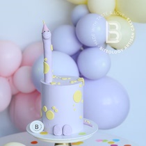 BITOlogy (dinosaur) C094 Creative online Red childrens birthday cake Beijing Shanghai Tongcheng Distribution