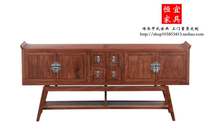 Hedgehog TV cabinet Soliwood Living room Bedroom Furnished Redwood Modern New Chinese Flower Wood Audio Cabinet