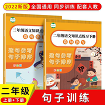 Sentence Training Language Second grade Synchronized Special Training Practice Manual Student Typing Textbook Companion Reading and Understanding Spelling Words