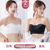 Non-shoulder strap lingerie Invisible Smear without steel ring Poly-Proof Summer Upper ToAnti Teenage Bra Hood