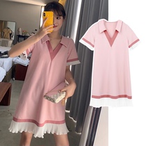 2021 Summer New Net Red Summer Dress Reduced Old Young Mom Han Version V Collective Womens Dress Summer