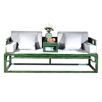 Min Juku Hotel Full Solid Wood Mortise And Birch Wood Sofa Light Lavish Bed Living Room Winter Summer Dual-use Sofa Customizable