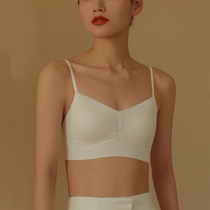 Sports beautiful underwear woman without steel ring bra gathering uncertain hanging band large bra bra