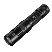 NITECORE flashlight strong light long-range charging home outdoor mini 18650 small straight