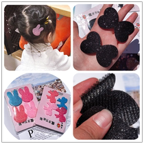 Sparkling girl hair head jewelry children Velcro black color Lianghai stickers children broken hair stickers small model