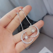 Long temperament advanced sense micro earrings female 2020 new earrings fashion simple silver needle stud earrings