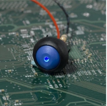 RP8100B2M1CEBLKBLKNIL PUSH BUTTON SWITCH SPST BLK THREADED IP67