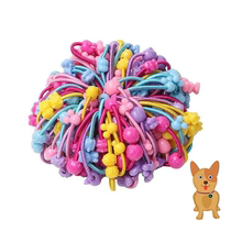 South Korean small number of Remain childrens leather fascia hair without injury to girl rubber ring girl leather jacket small male hair rope female