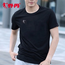 Jordan Short Sleeve Mens Shirt 2022 Summer New Loose Breathable Half Sleeve Speed Dry Jersey Mens Fitness Sportswear Men