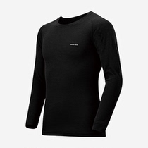 montbell mens perspiration quick-drying medium thick warm round neck underwear top 1107282