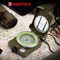 American outdoor tactical compass high precision multifunctional field directional waterproof metal professional hand-held finger North needle