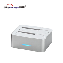 Lanshuo mobile hard disk box 3 5-inch usb3 0 dual hard disk socket 2 5-inch offline hot-swappable